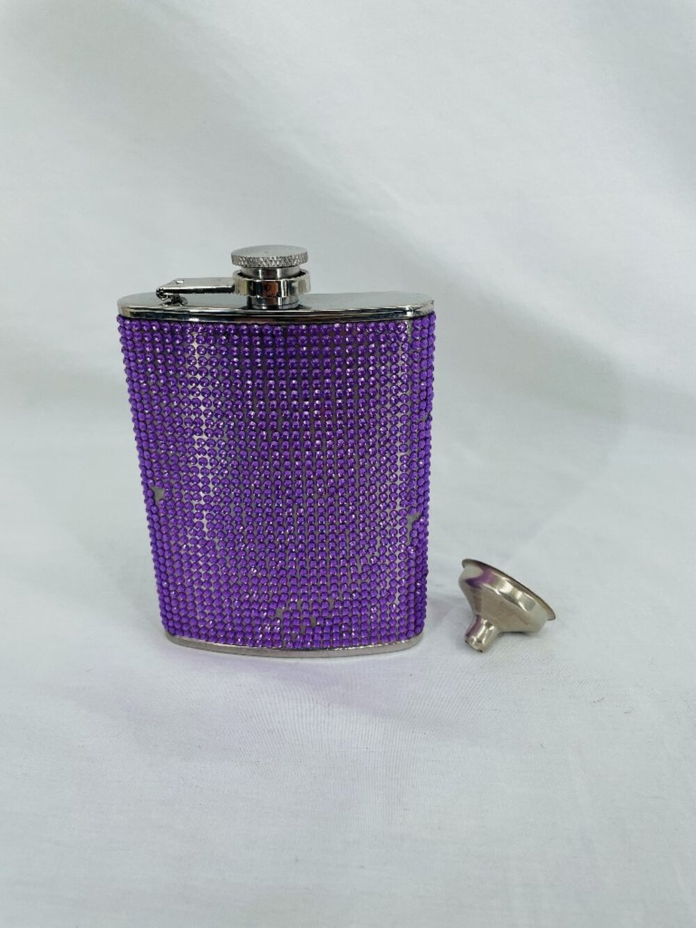 Rhinestone Flask with Funnel
